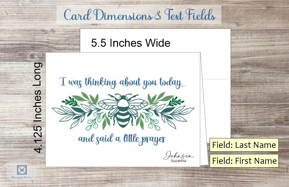 Thinking About You Prayer Card (#110102AS)