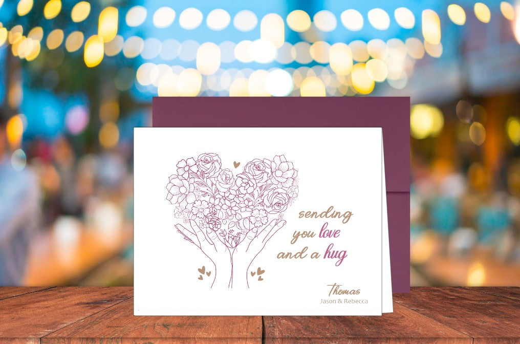 Sending Love and a Hug Card (#110106AS)