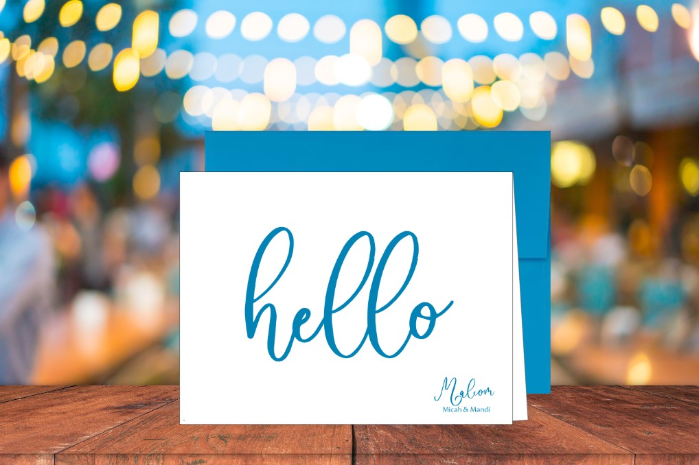 Hello Card (#110114AS)
