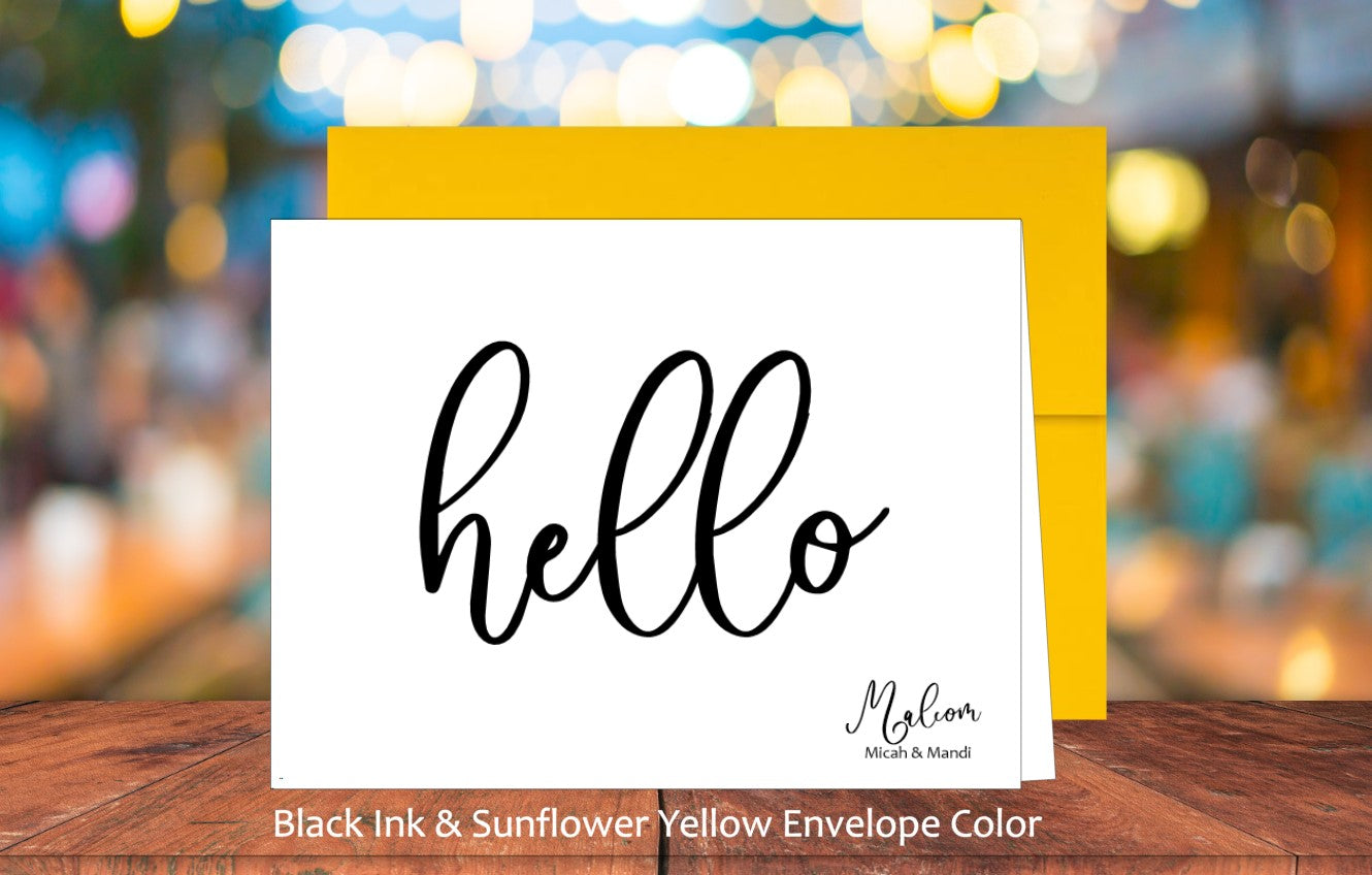 Hello Card (#110114AS)
