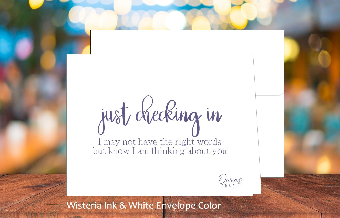 Just Checking In Card (#110115AS)