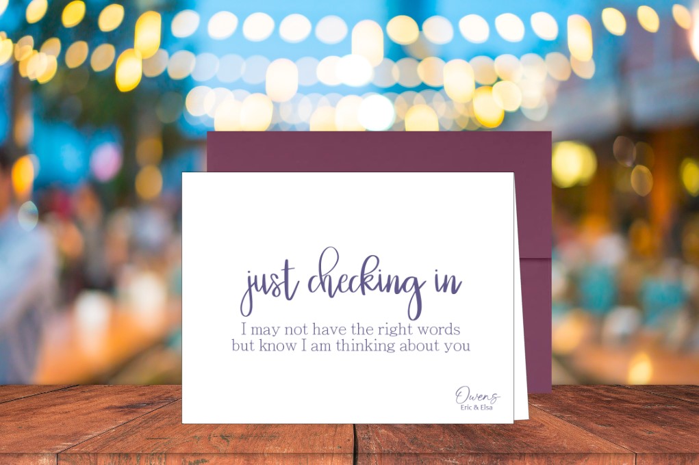 Just Checking In Card (#110115AS)