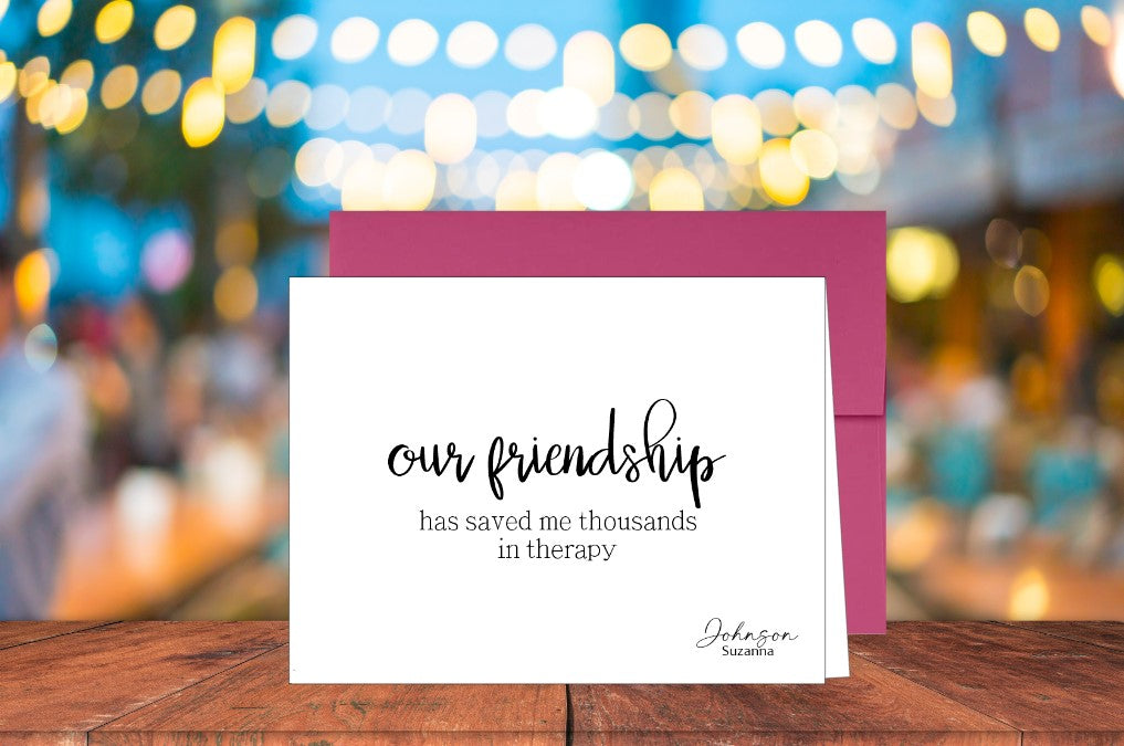 Our Friendship Card (#110116AS)