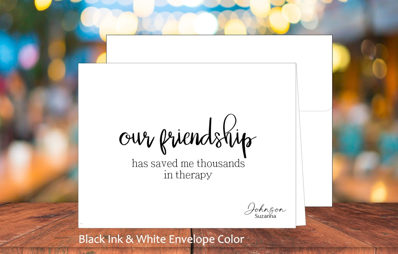 Our Friendship Card (#110116AS)