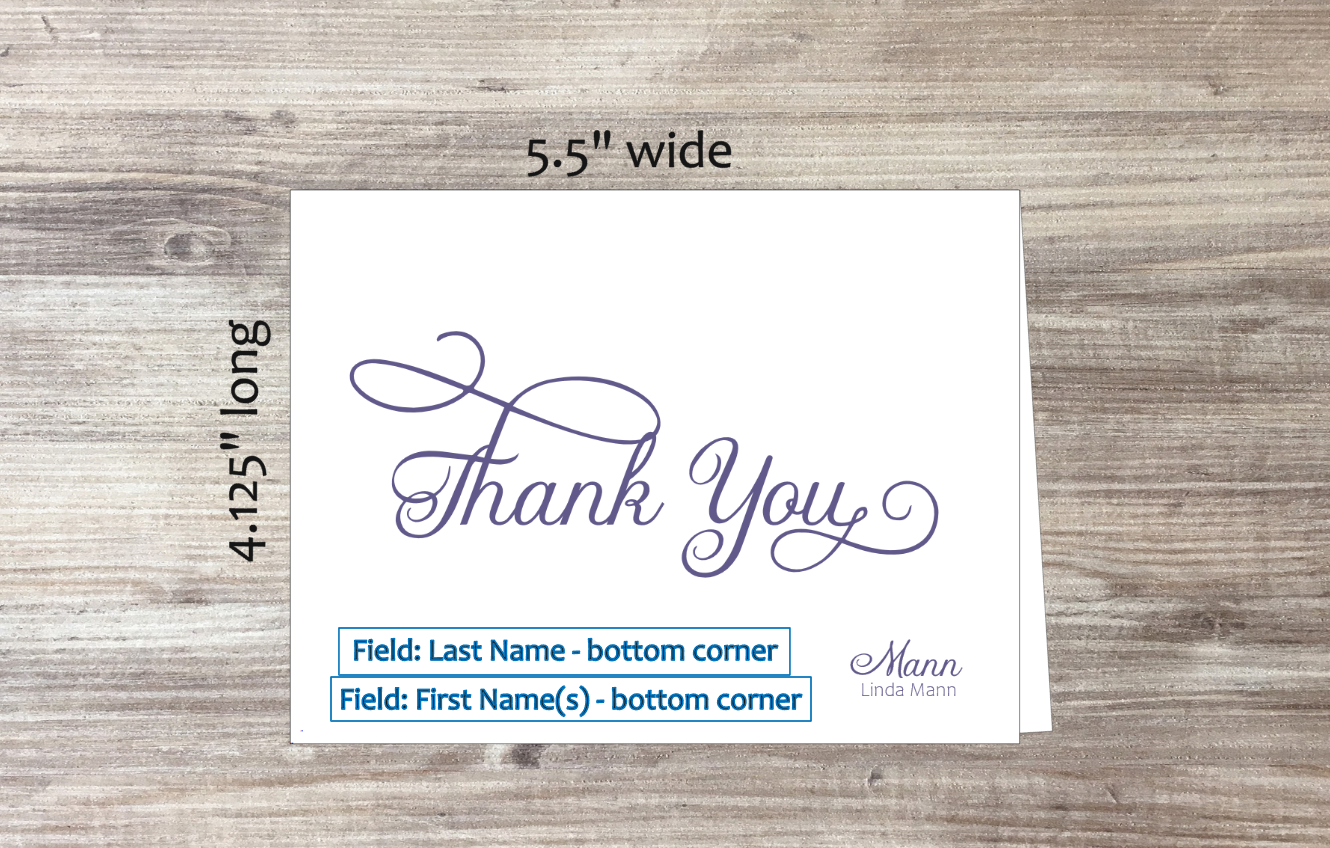 Thank You Card (#120100AS)