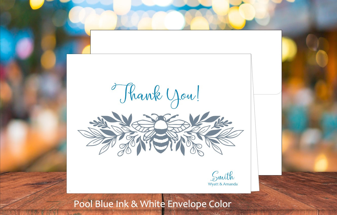 Thank You Bee Border Cards (#120103AS)