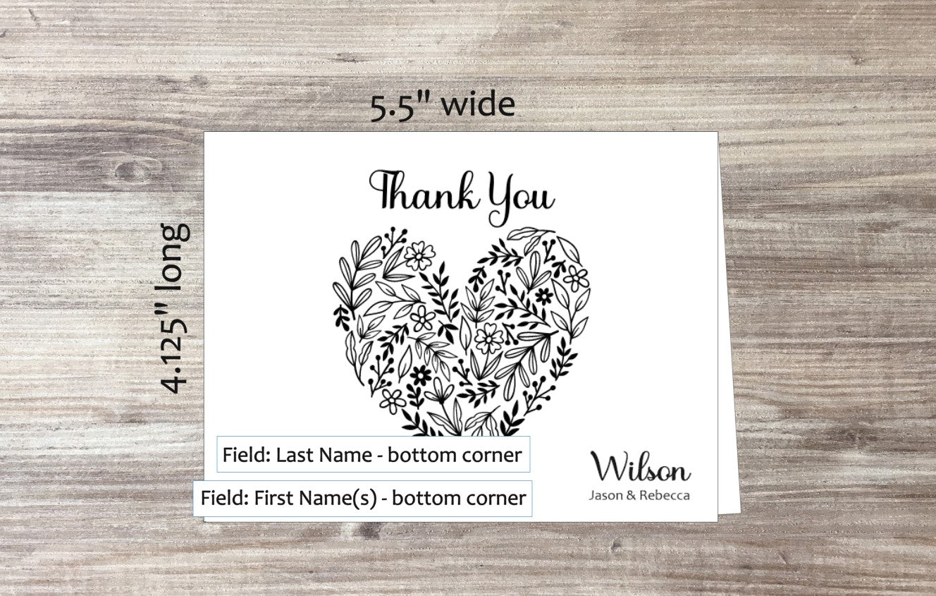 Thank You Heart Card (#120106AS)