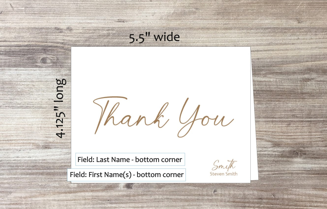 Thank You Card (#120107AS)
