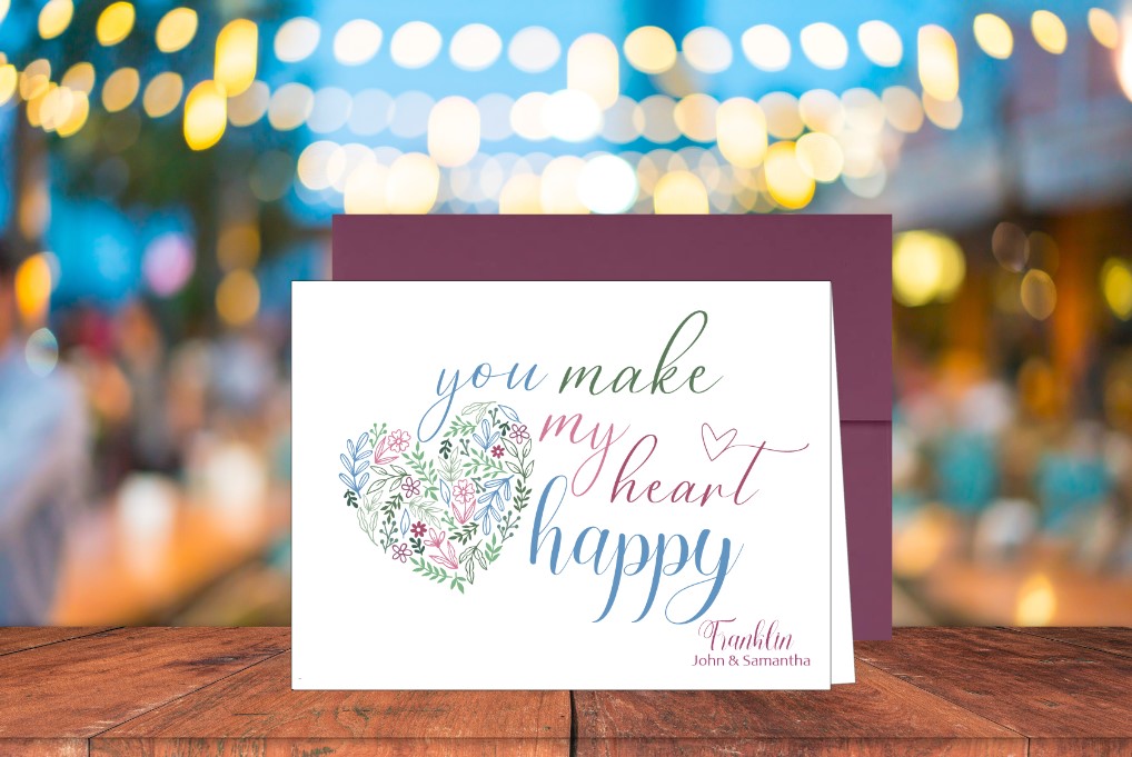 Make Heart Happy Card (#120109AS)