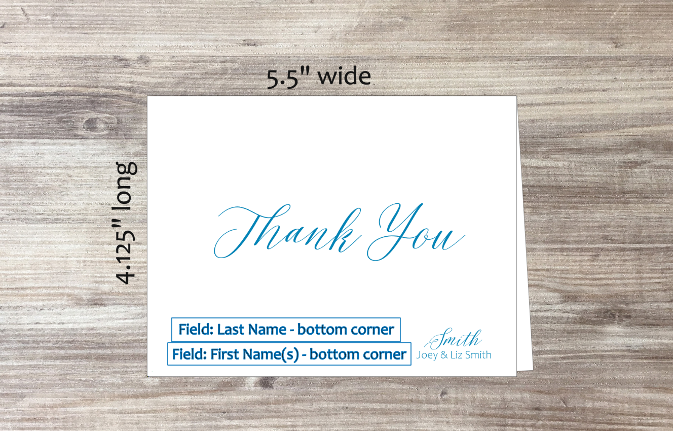 Thank You Card (#120110AS)