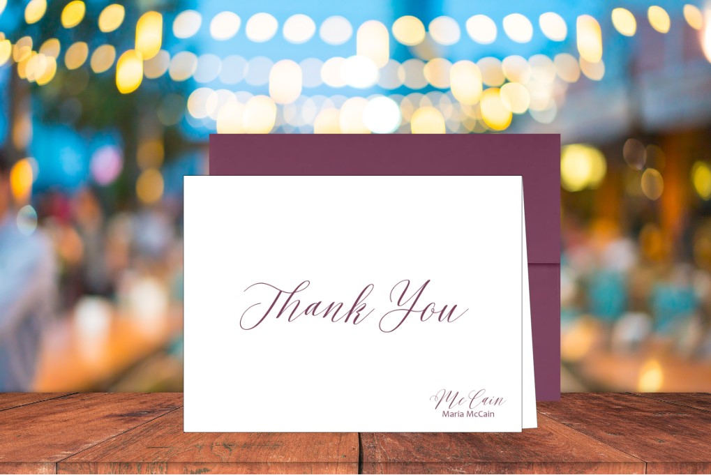 Thank You Card (#120110AS)