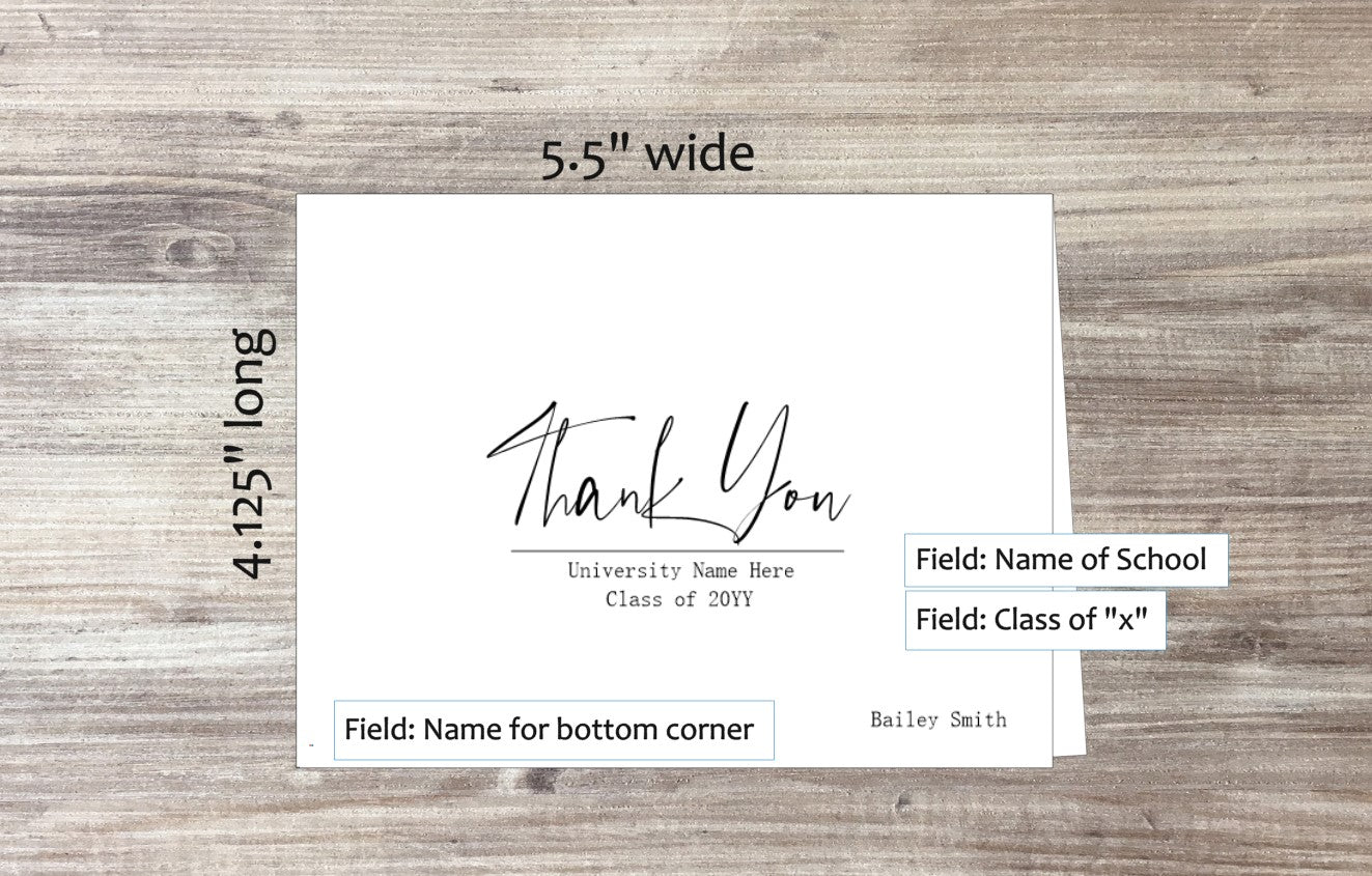 Thank You Graduation Card (#220104AS)