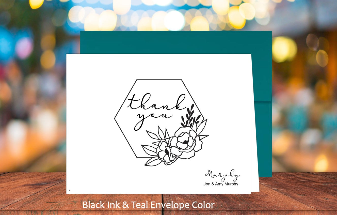 Thank You Hexagon Frame Card (#120150AS)