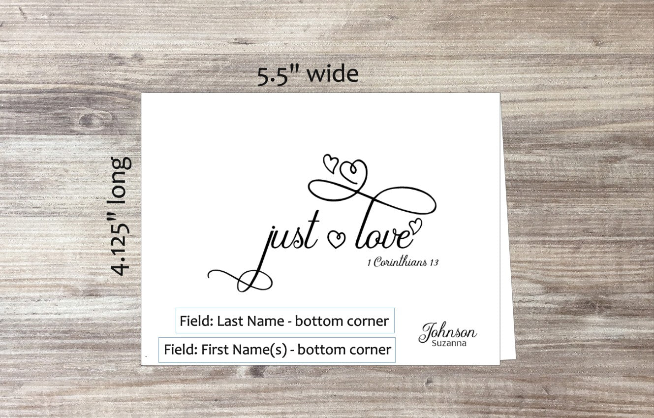 Just Love Card (#140130AS)