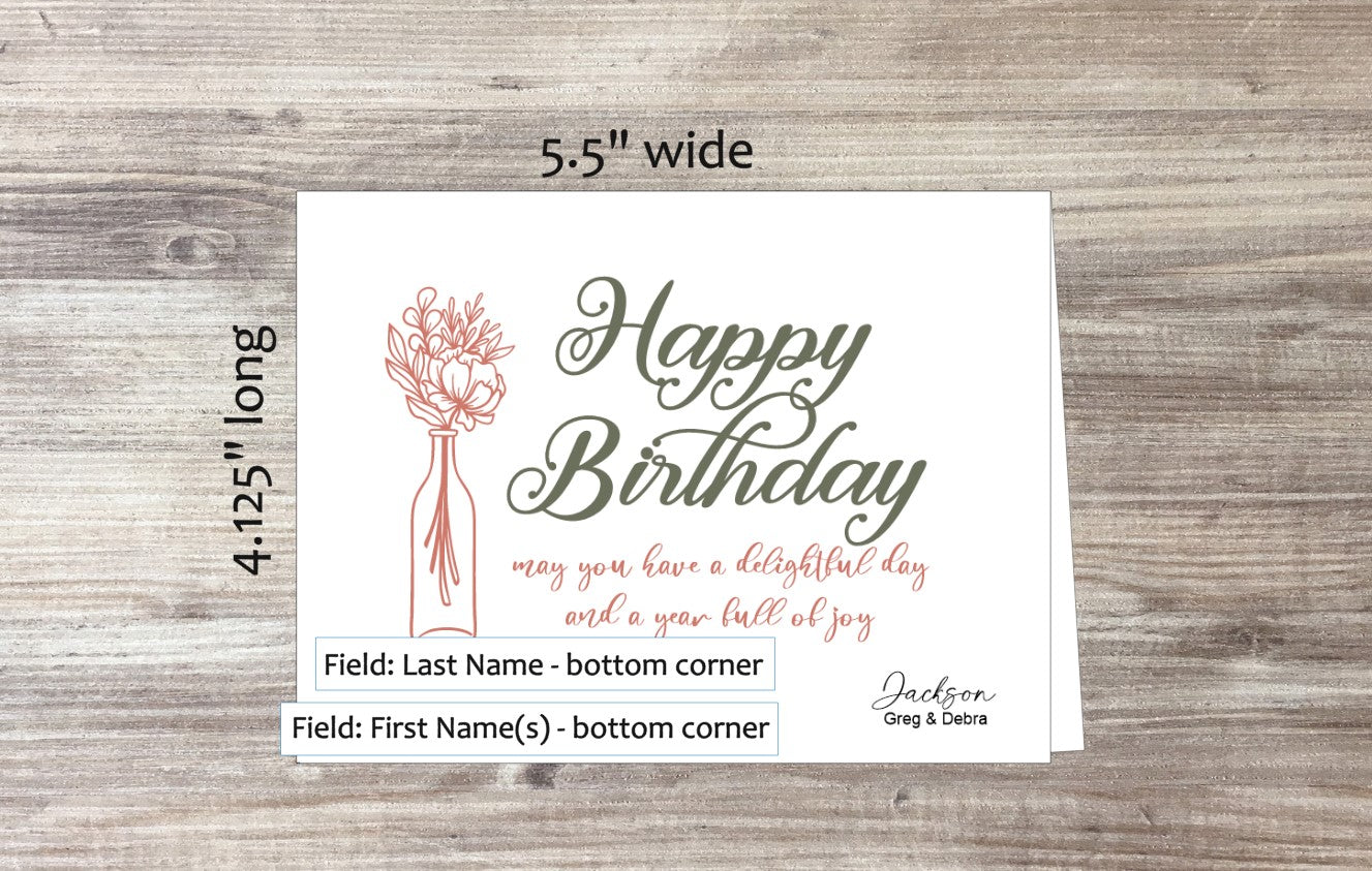 Happy Birthday Card (#150190AS)
