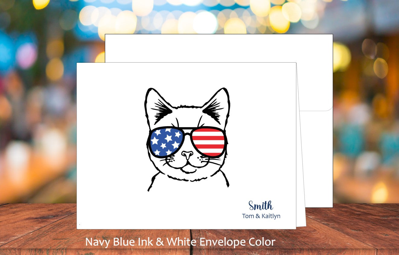 Cat Sunglasses Card (#160104AS)