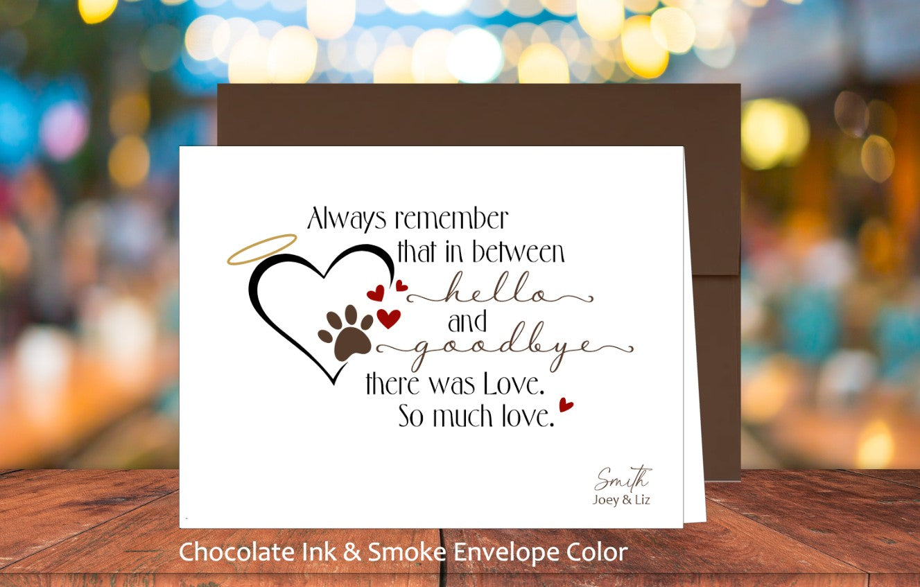 Between Hello and Goodbye Card (#160122AS)
