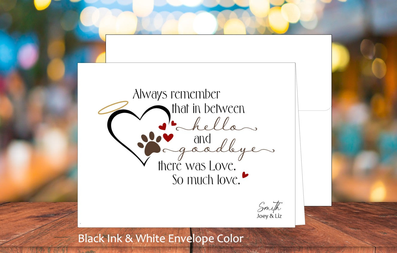 Between Hello and Goodbye Card (#160122AS)