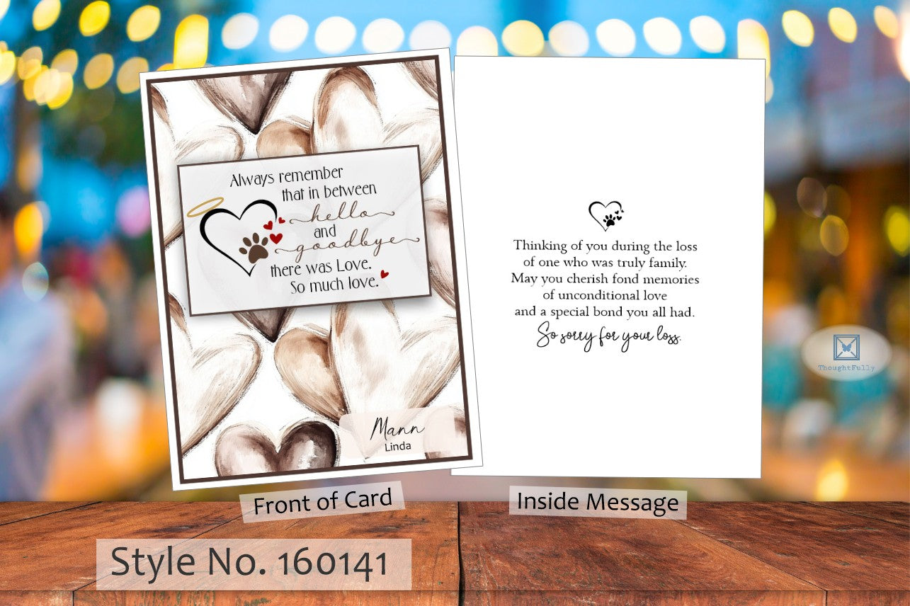 Between Hello and Goodbye Card (Dog) (#160141AV-IM)