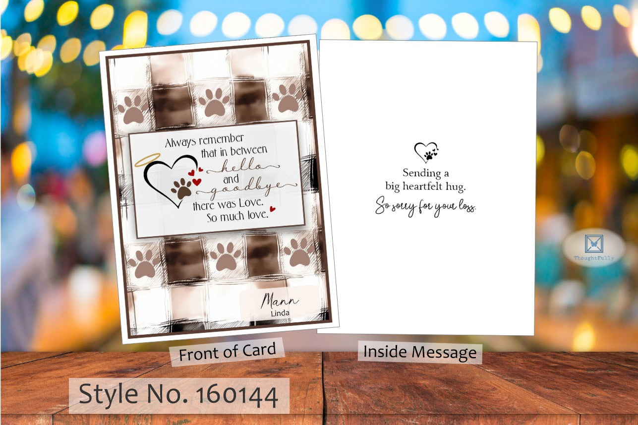 Between Hello and Goodbye Card (Dog) (#160144AV-IM)