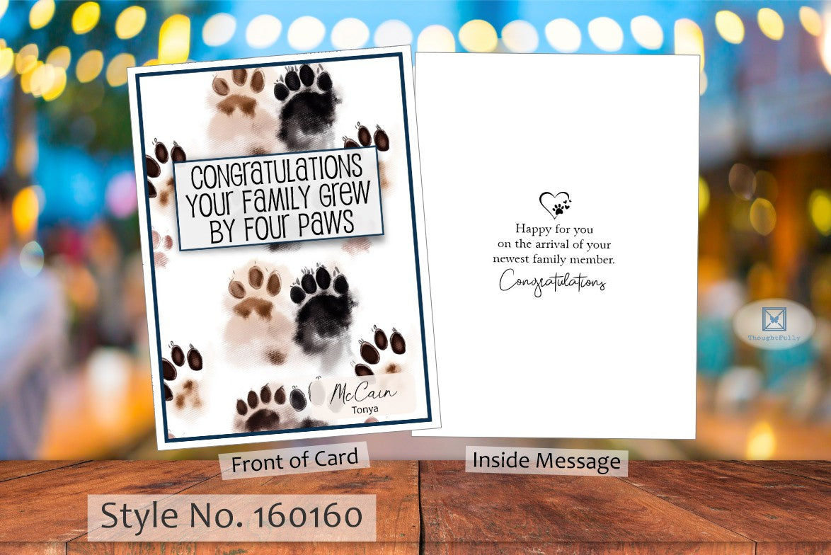 Congrats Your Family Grew Card (Dog) (#160160AV-IM)