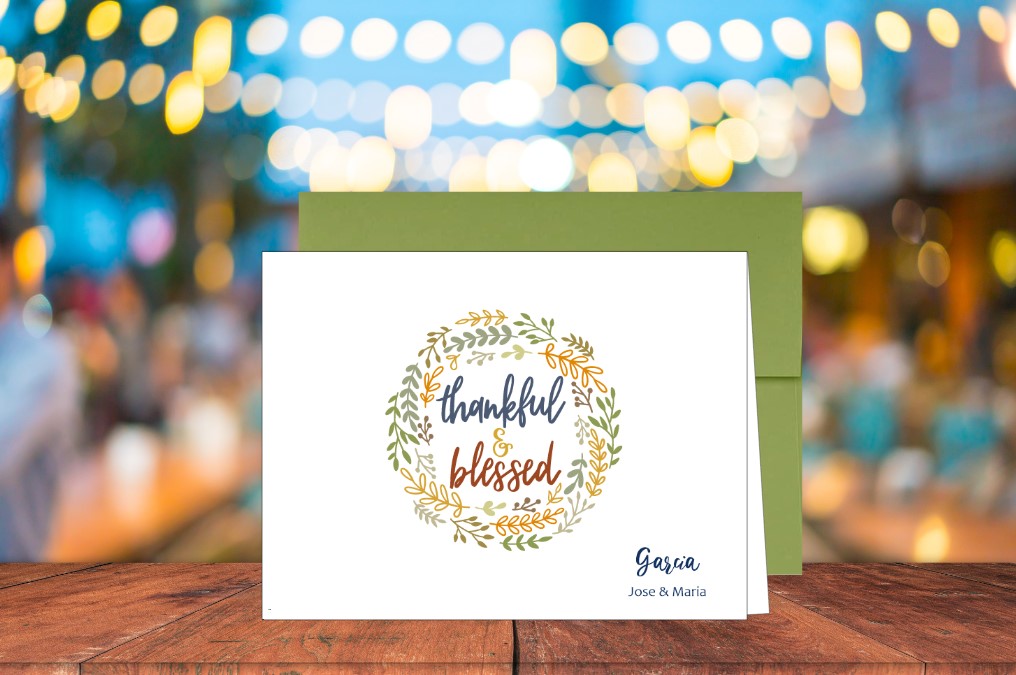 Thankful & Blessed Card (#180101AS)