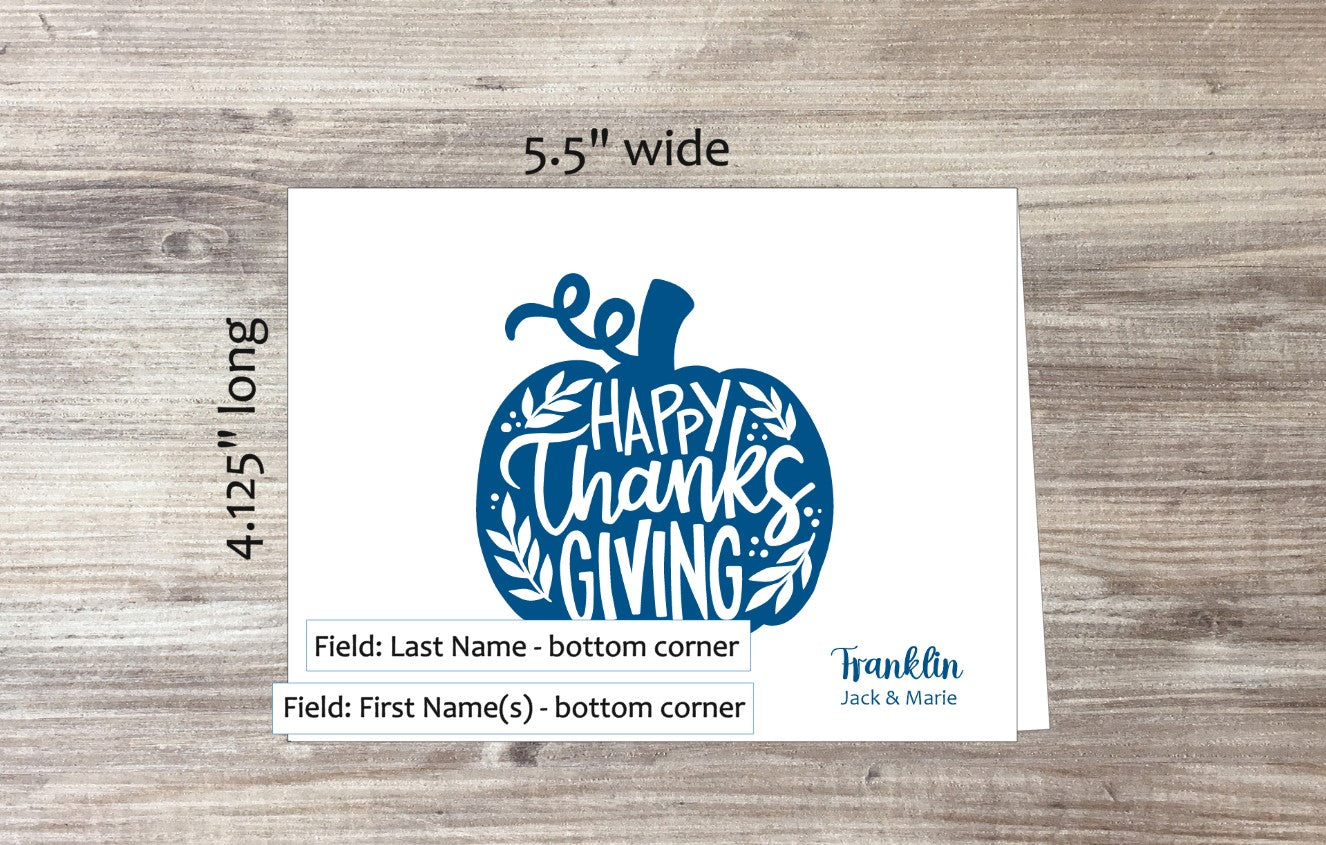 Happy Thanksgiving Card (#180102AS)