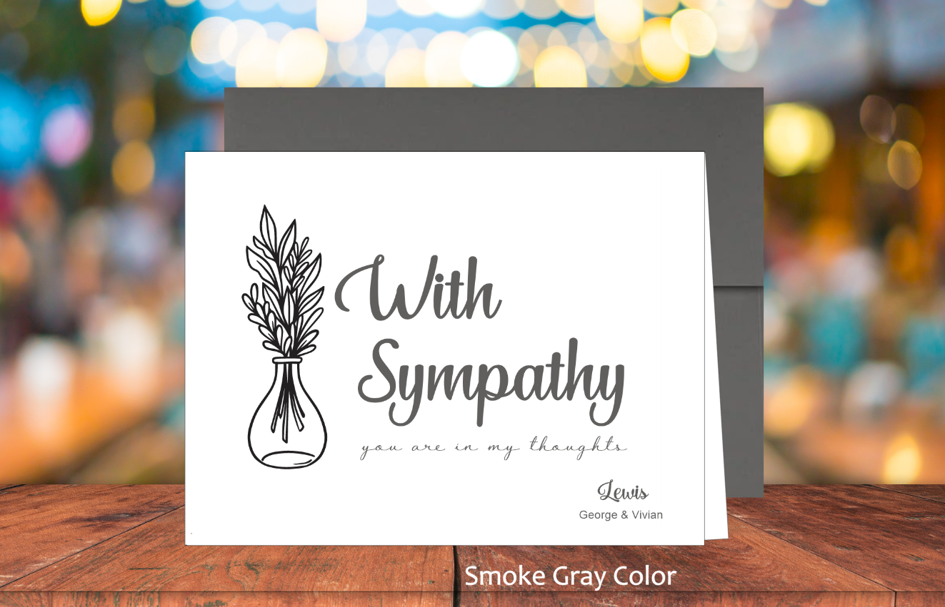 With Sympathy Card (#190100AS)
