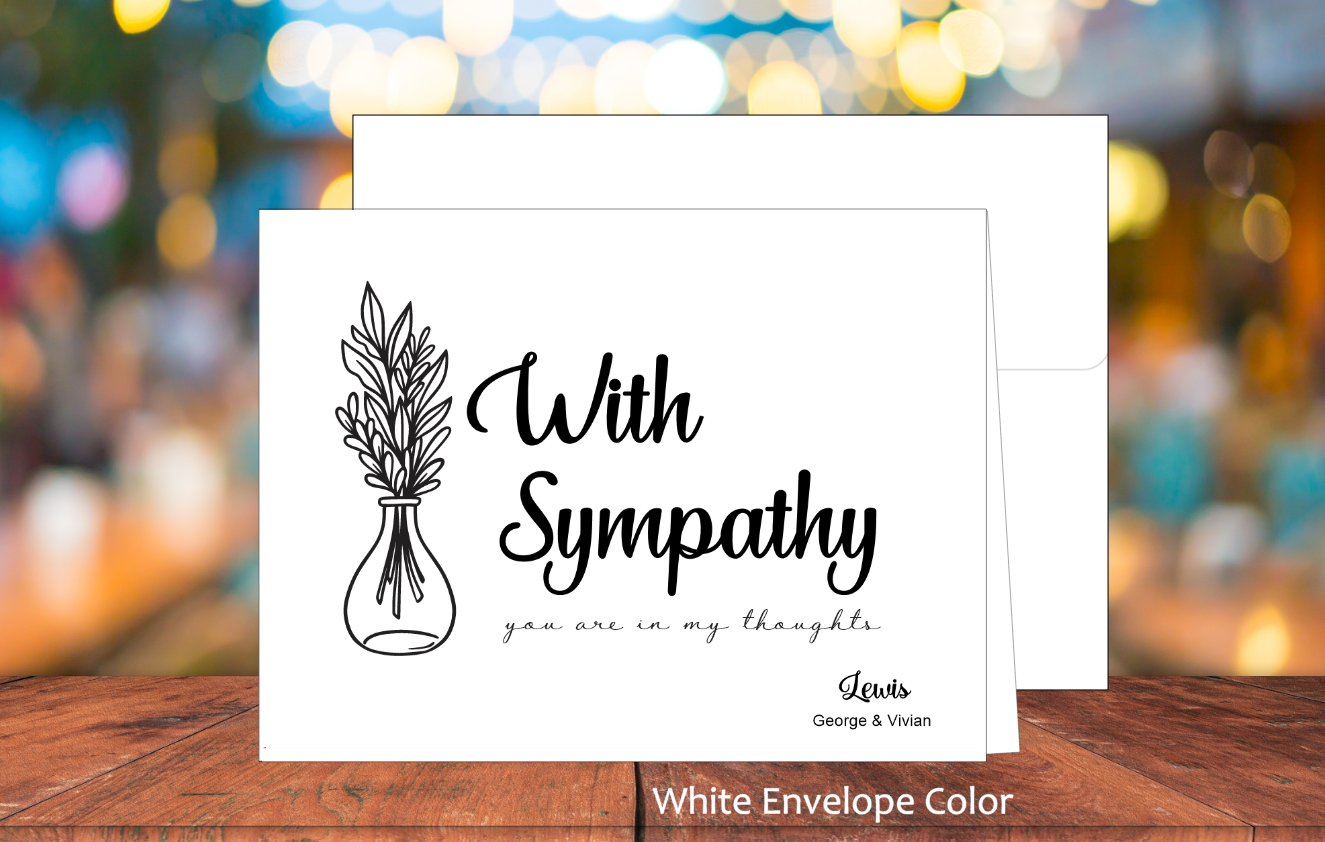 With Sympathy Card (#190100AS)