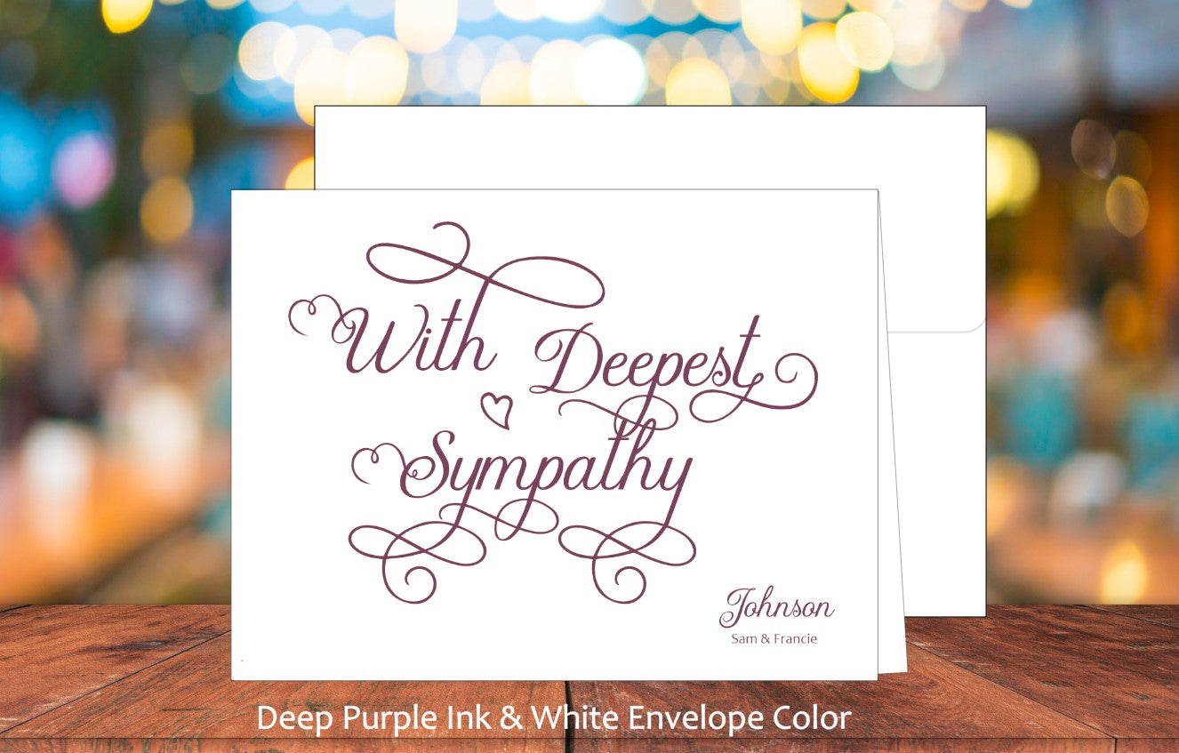 With Deepest Sympathy Card (#190101AS)