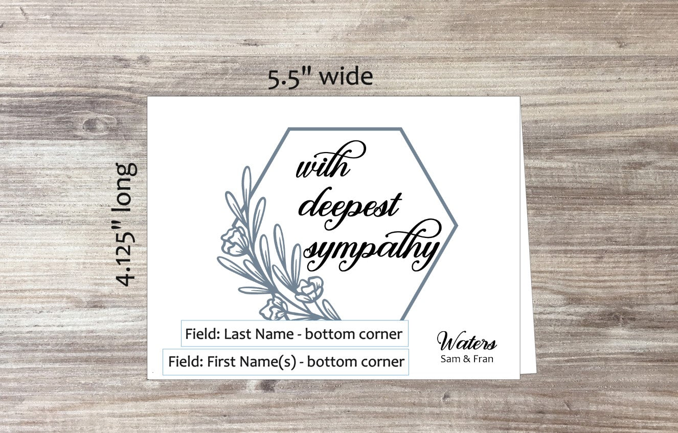 With Deepest Sympathy Card (#190102AS)