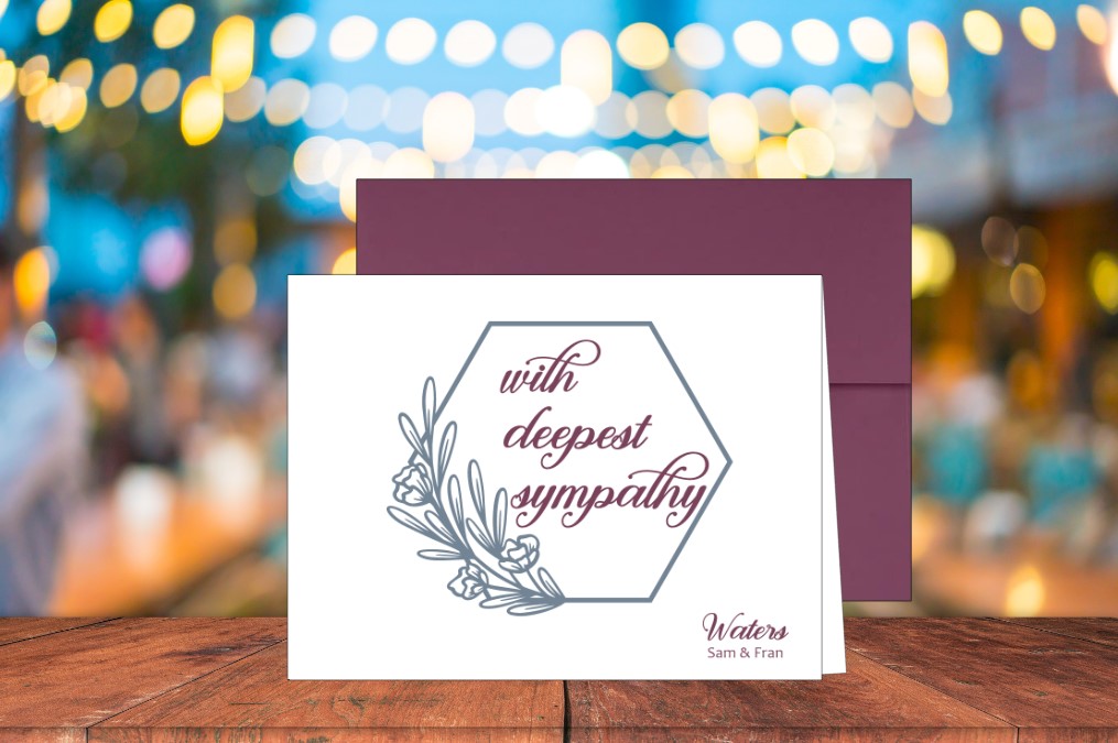 With Deepest Sympathy Card (#190102AS)