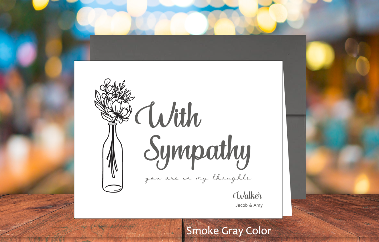 With Sympathy Card (#190110AS)