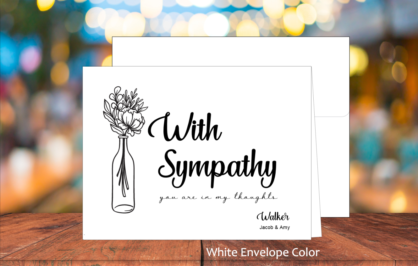 With Sympathy Card (#190110AS)