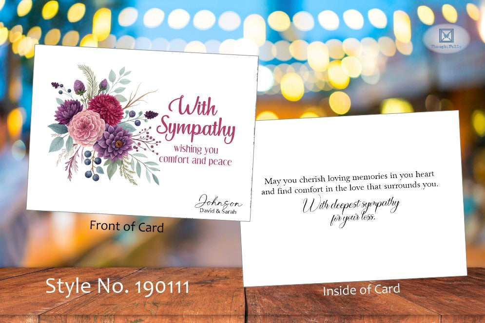 With Sympathy Card (#190111AS)
