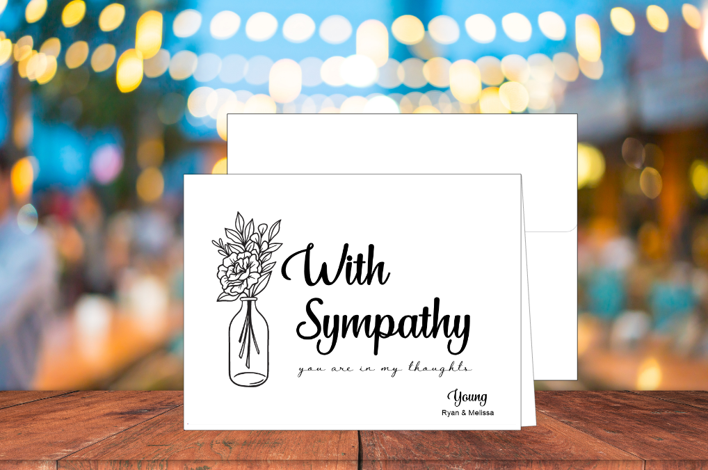 With Sympathy Card (#190120AS)