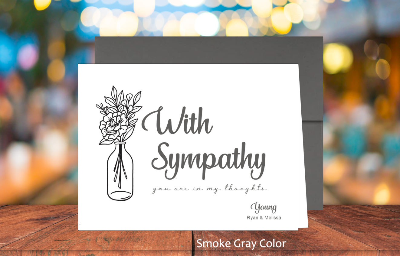 With Sympathy Card (#190120AS)