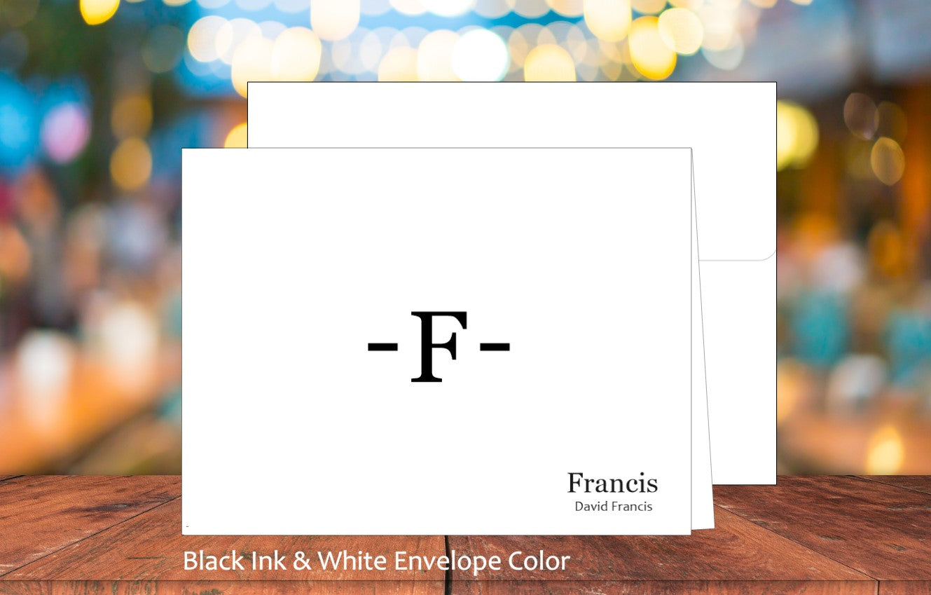 Initial of Last Name Card (#210101AS)