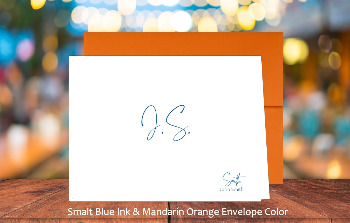 Initials in Middle of Card (#210103AS)