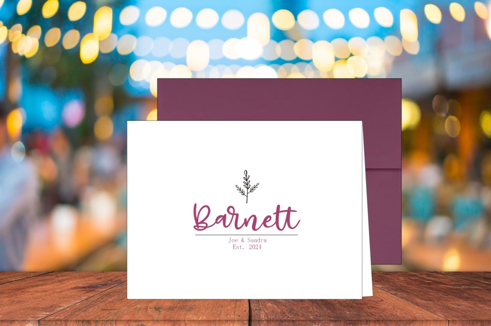 Last Name in Middle of Card (#210107AS)