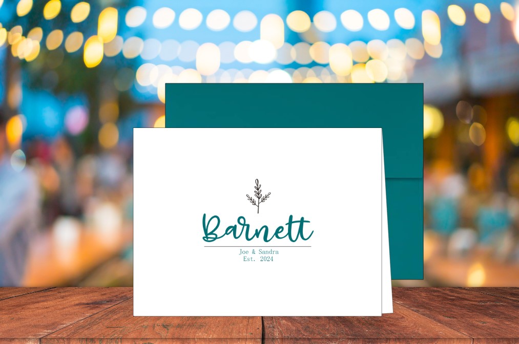 Last Name in Middle of Card (#210107AS)