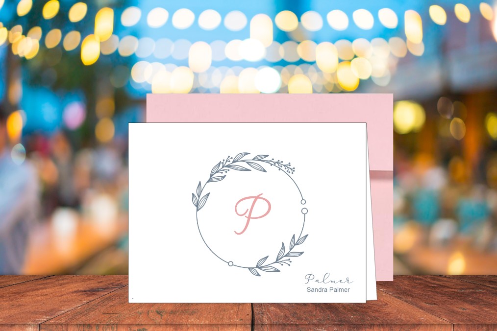 Initial of Last Name Card (#210111AS)