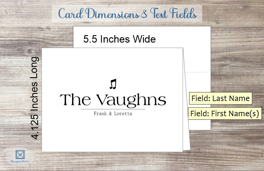 Name In Middle of Card (#210114AS)
