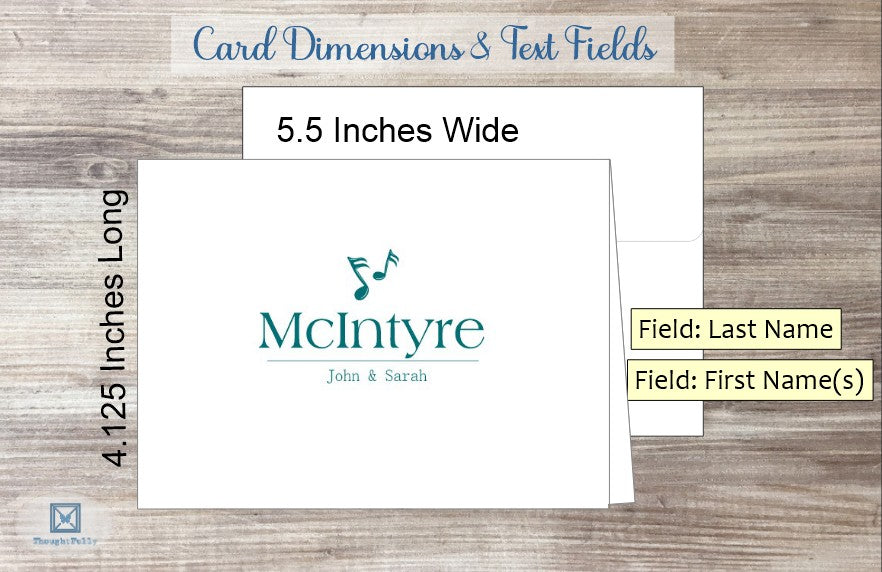 Name In Middle of Card (#210115AS)