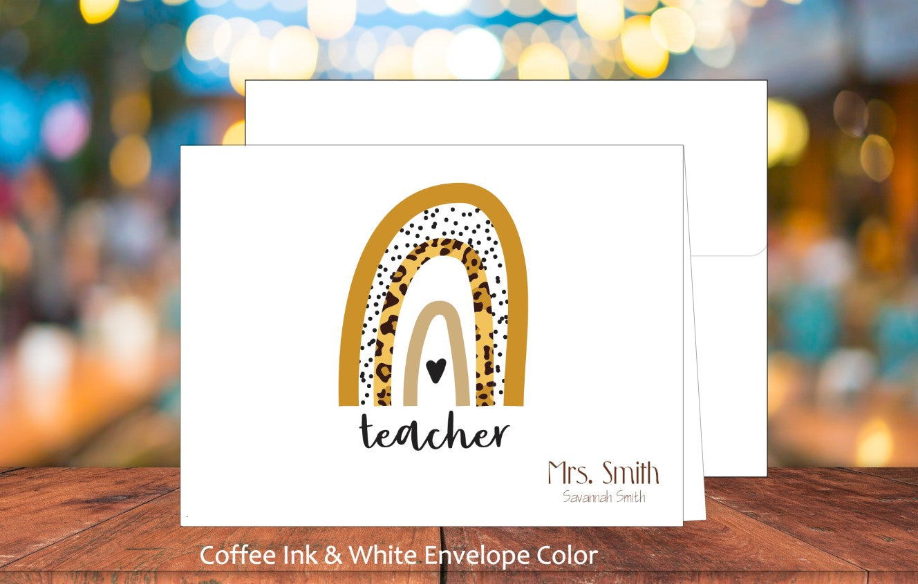 Teacher Rainbow Card (#220101AS)