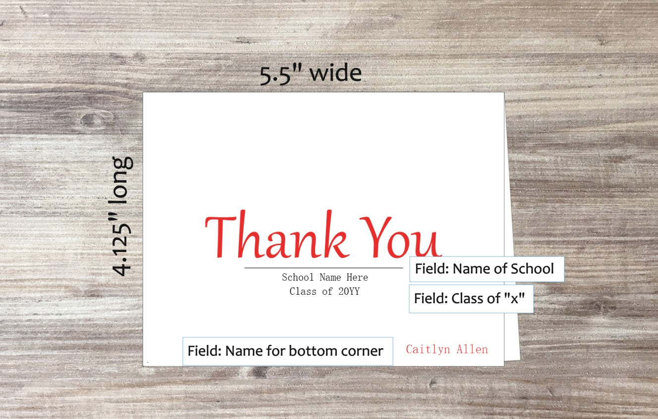 Thank You Graduation Card (#220108AS)