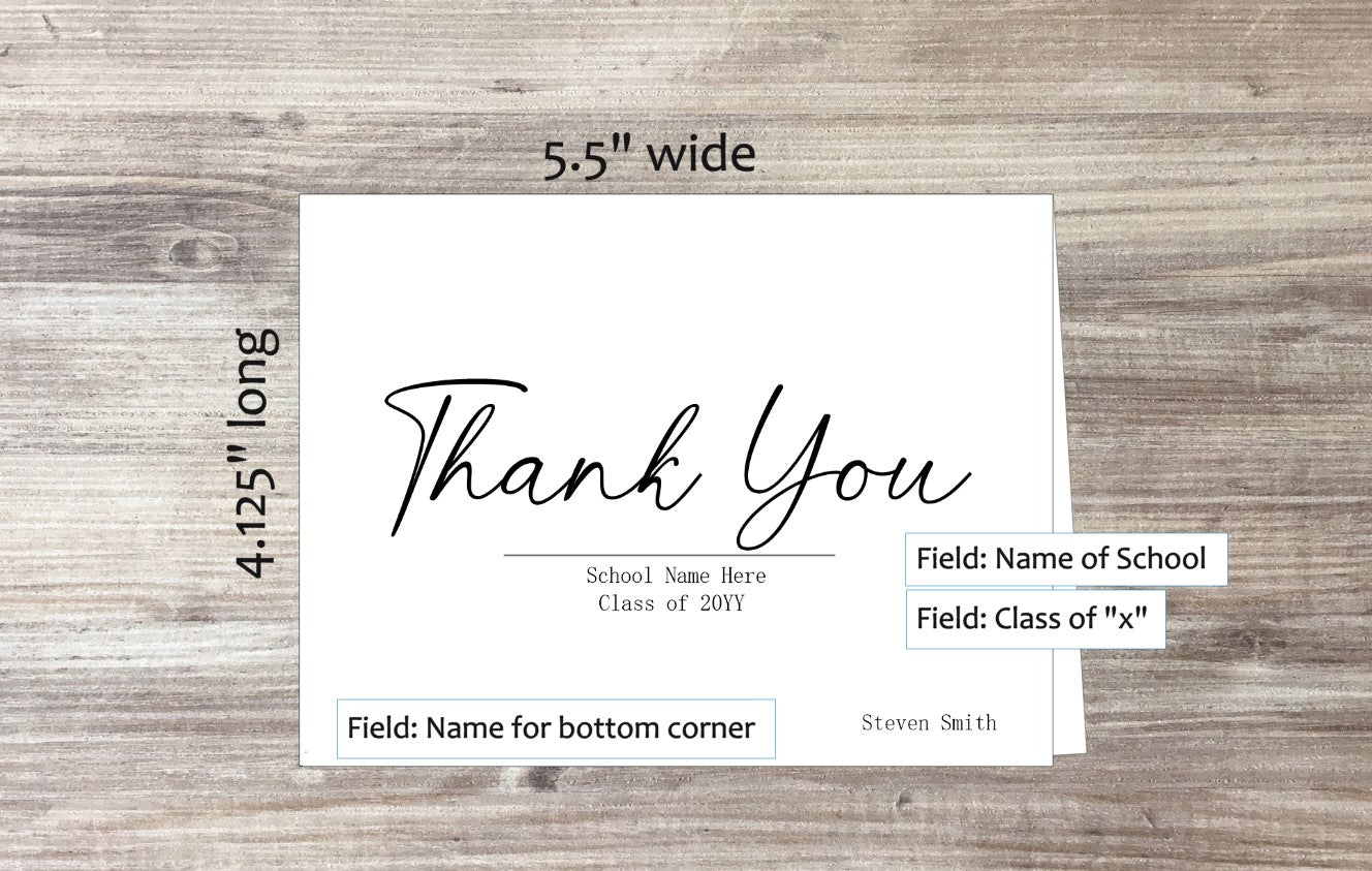 Thank You Graduation Card (#220109AS)