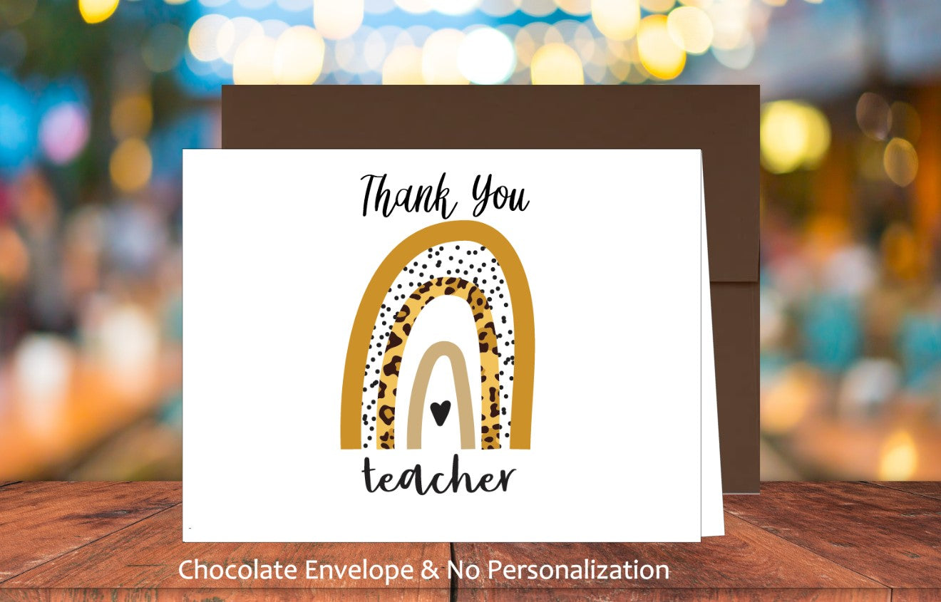 Thank You Teacher Card (#220111AS)