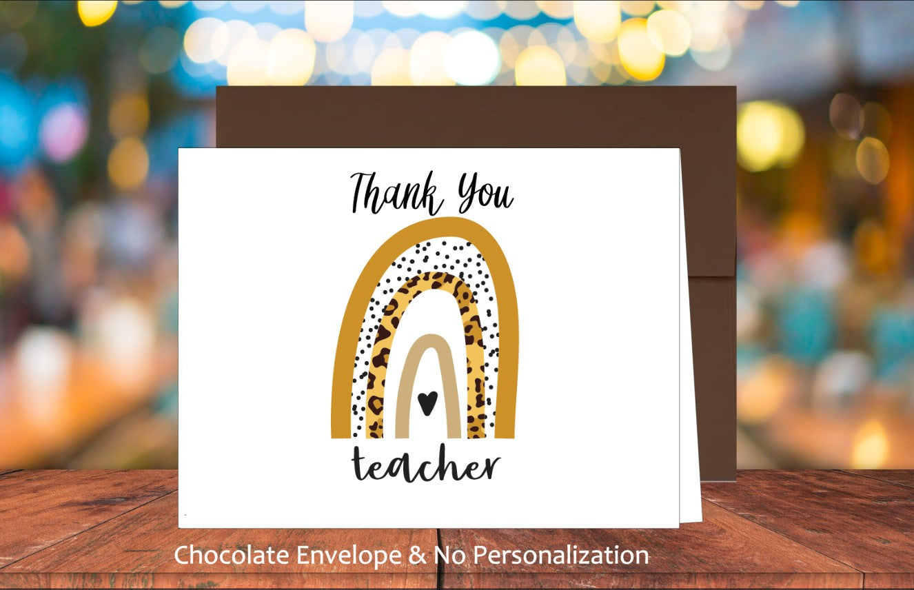 Thank You Teacher Card (#220111AS)