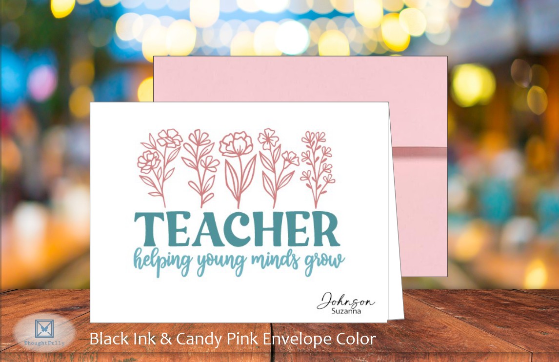 Teacher Helping Young Minds Card (#220117AS)